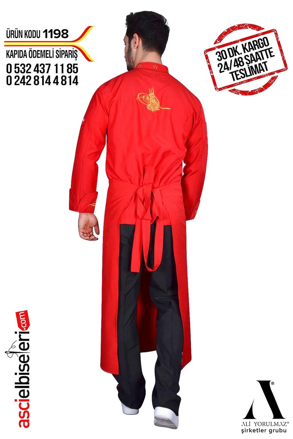 De1198 Executıve Chef Nakışlı