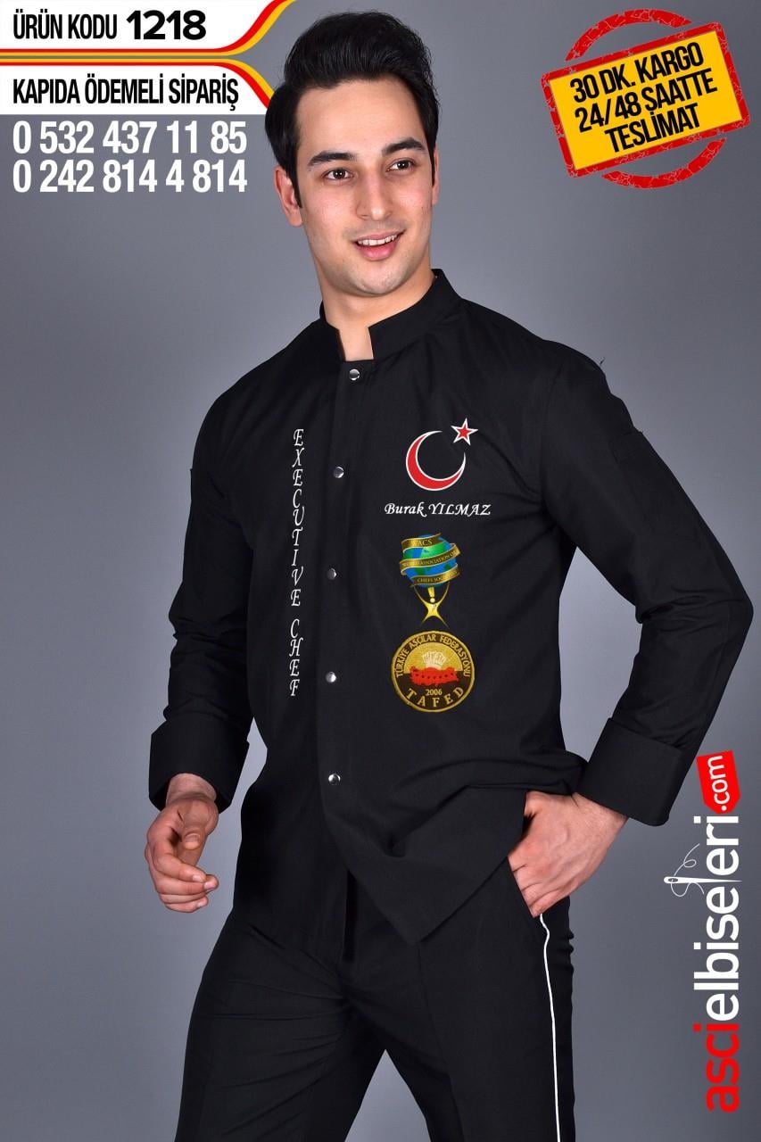 De1218-Beşiktaş Executıve Chef Aşçı Ceketleri