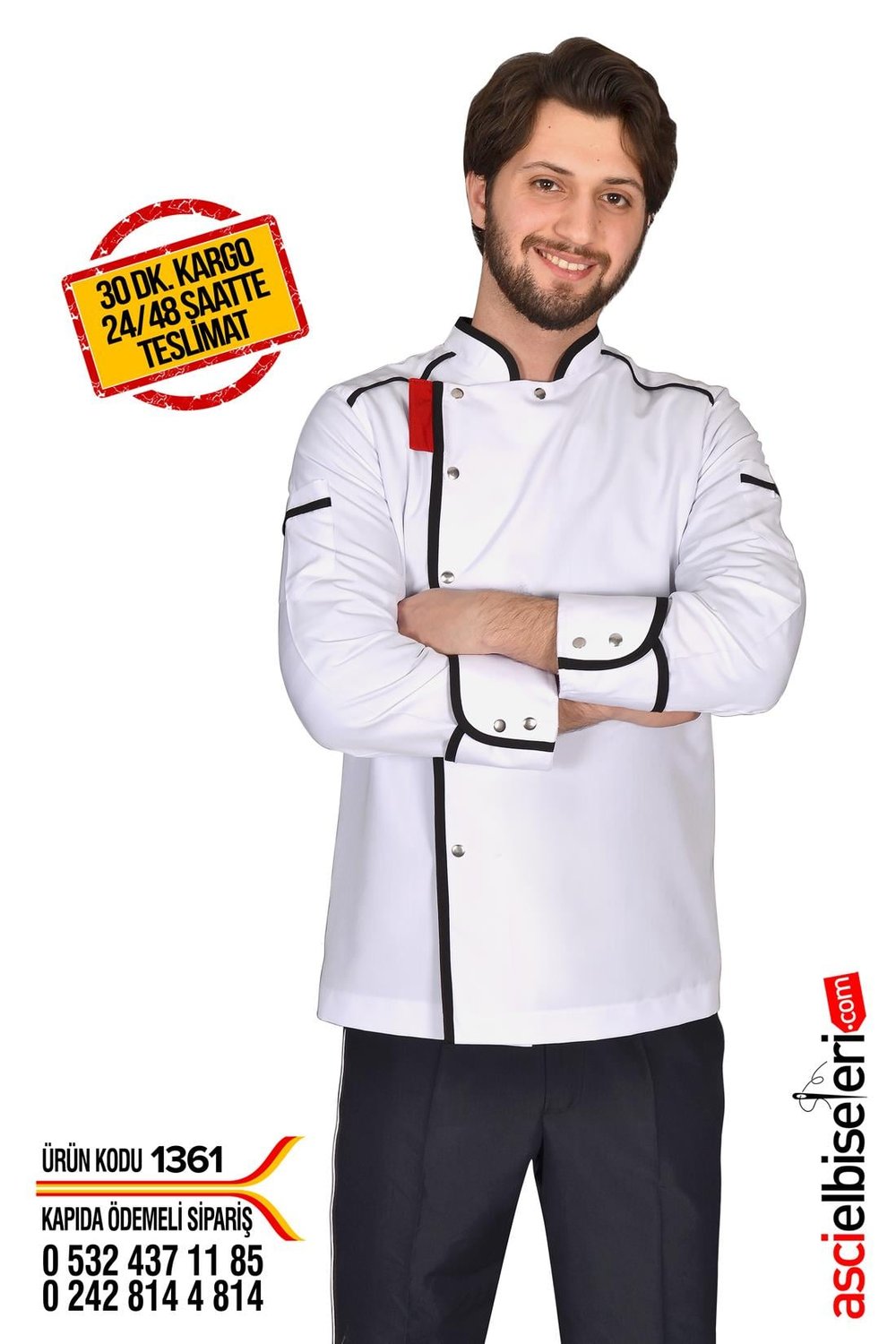 De1361 Aşçı Ceketi