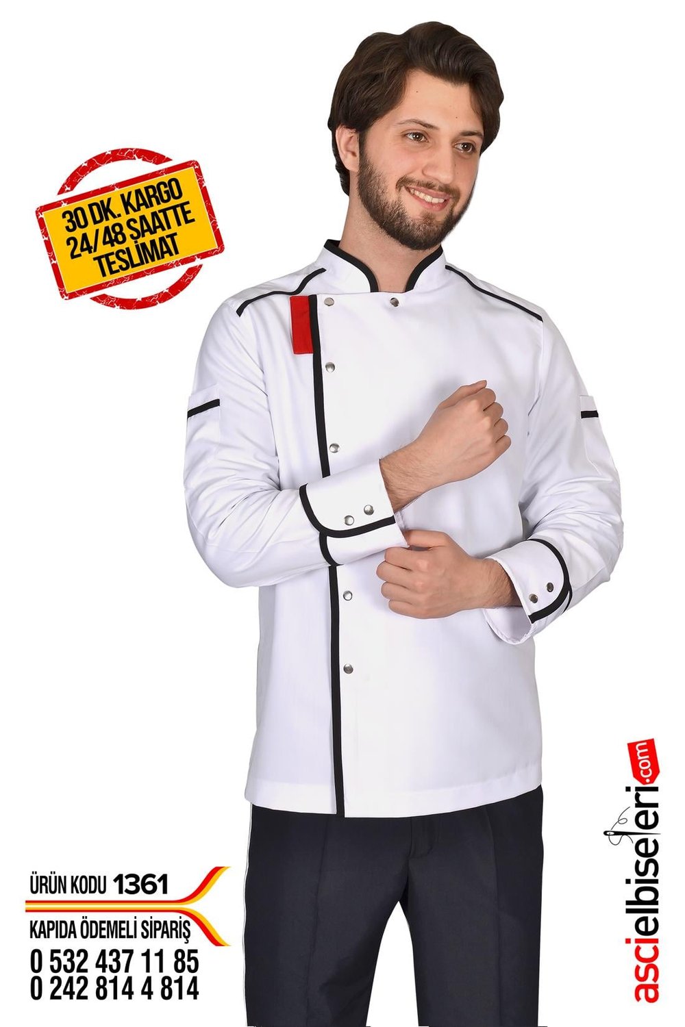 De1361 Aşçı Ceketi