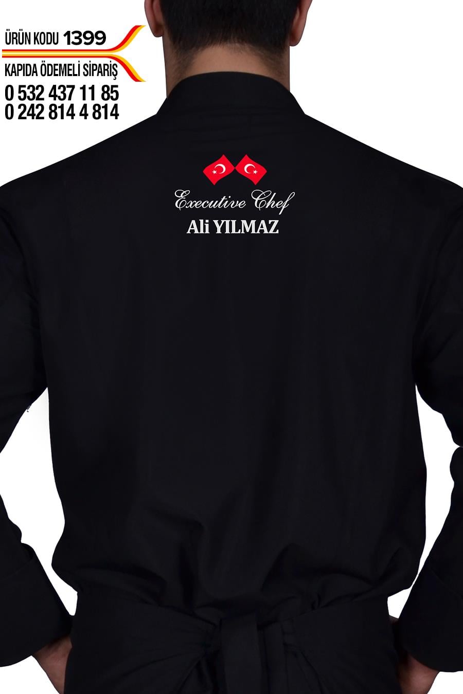 De1399 Chef Aşçı Ceketi Executive Turkısh Nakışı Yoktur