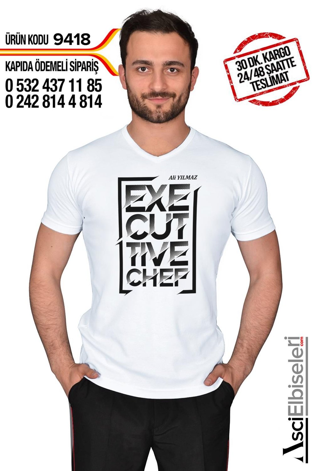 De9418 Baskılı Tişört