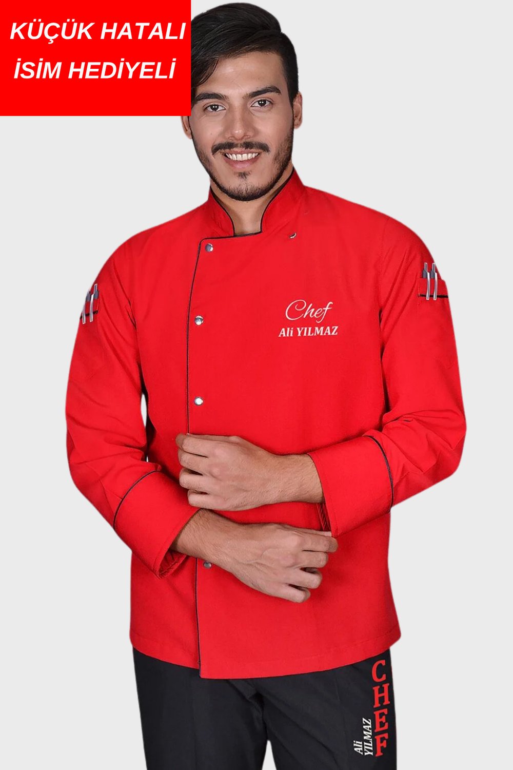 Küçük hatalı ürün I Aşçı Ceketi Şef Ceketi Aşçı Kıyafeti Aşçı Forması Aşçı Gömleği Aşçı Elbiseleri