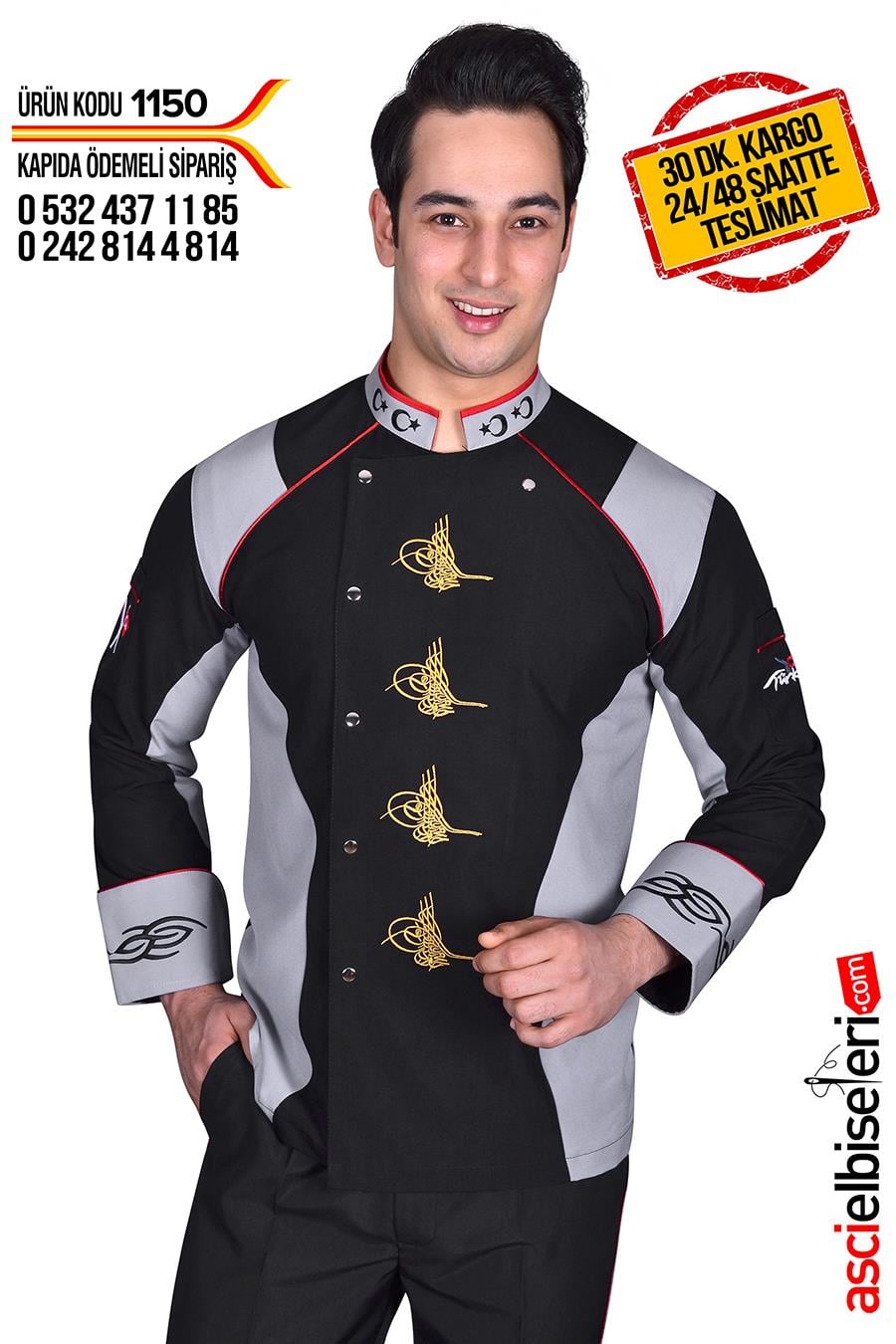 Ss1150 Bahçelievler Chef Aşçı Ceketi