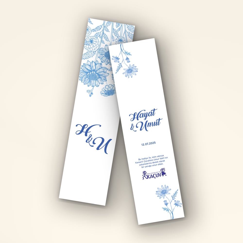 Kitap Ayracı - Çiçek Gibi Bir Gün