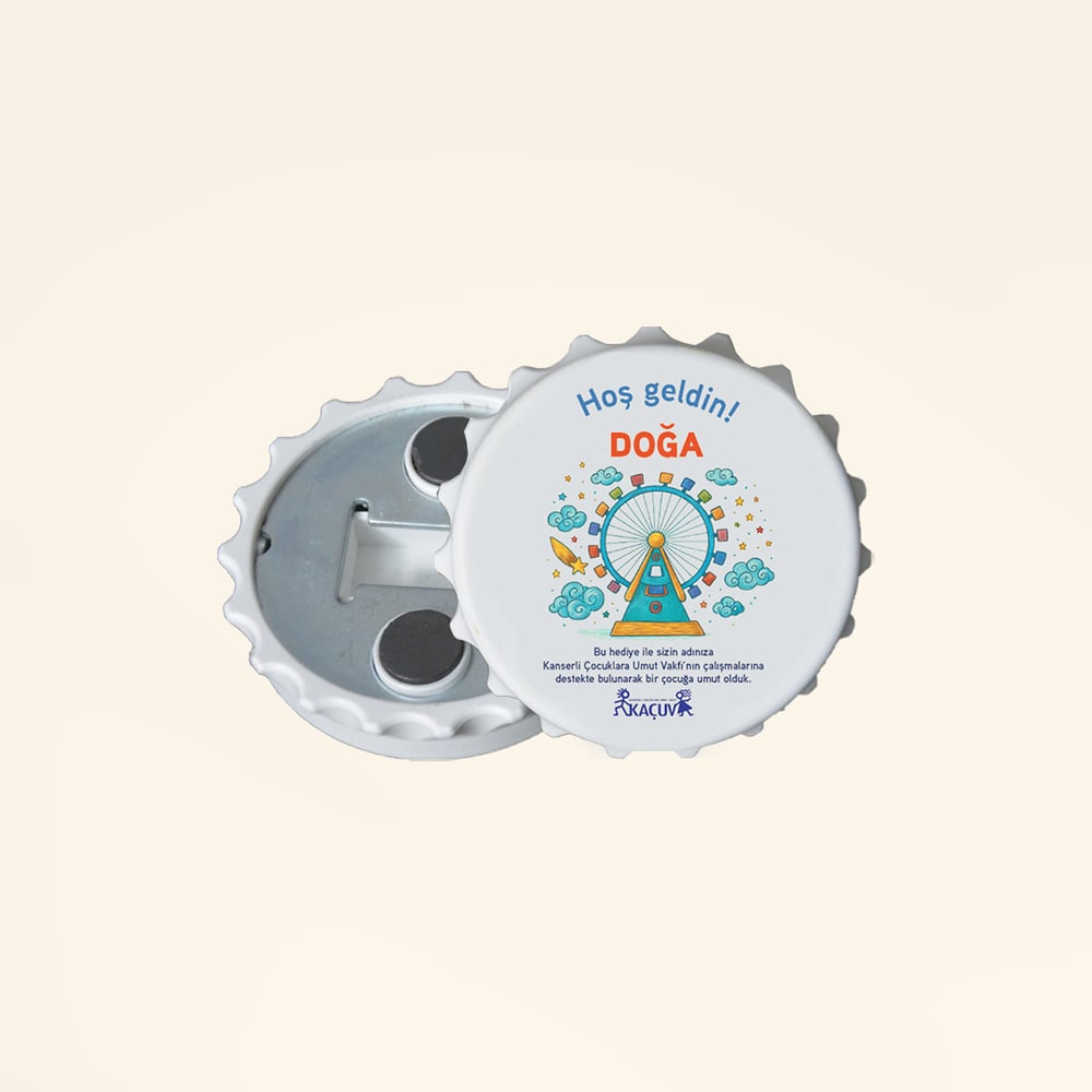 Hoş Geldin Bebek Açacak Magneti - Lunapark Heyecanı