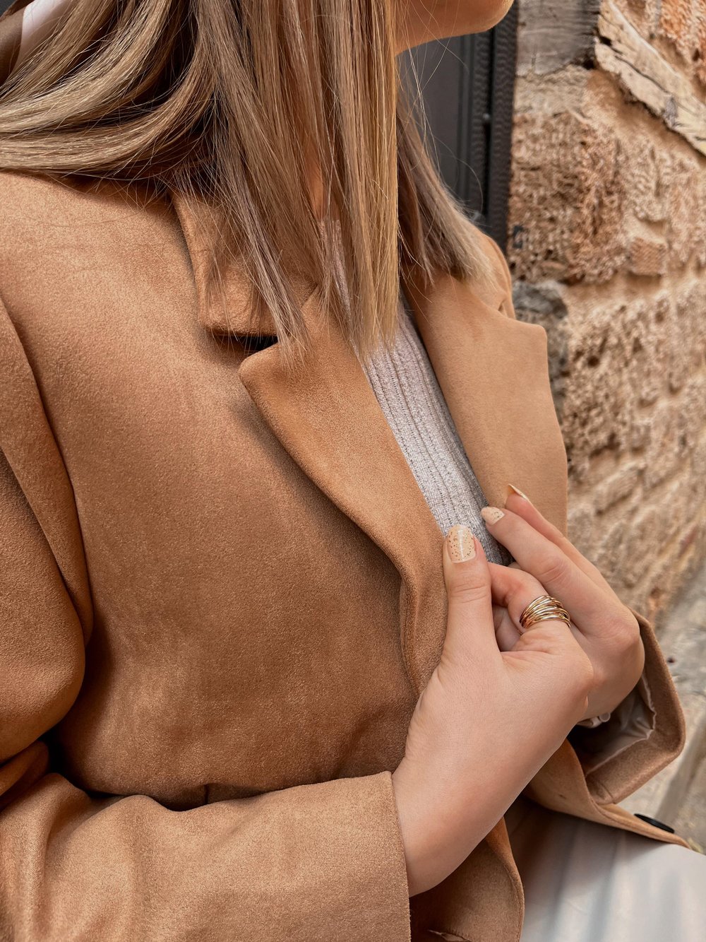 TABA SÜET BLAZER CEKET 