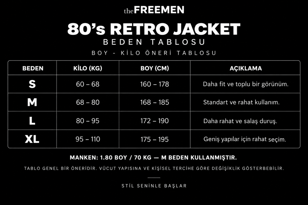 80ler Retro Ceket