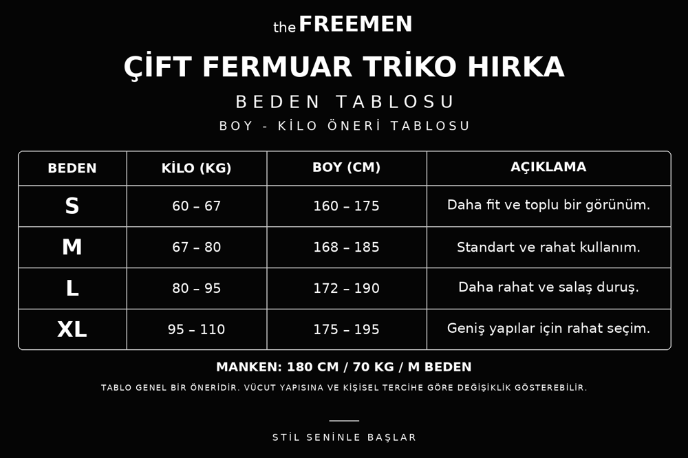Çift Fermuar Triko Hırka Kırık Beyaz