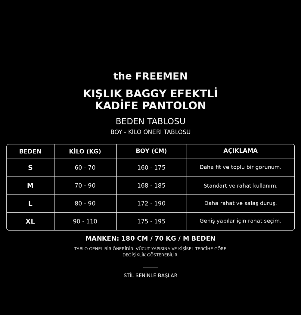 Kışlık Baggy Efektli Kadife Pantolon Kahve