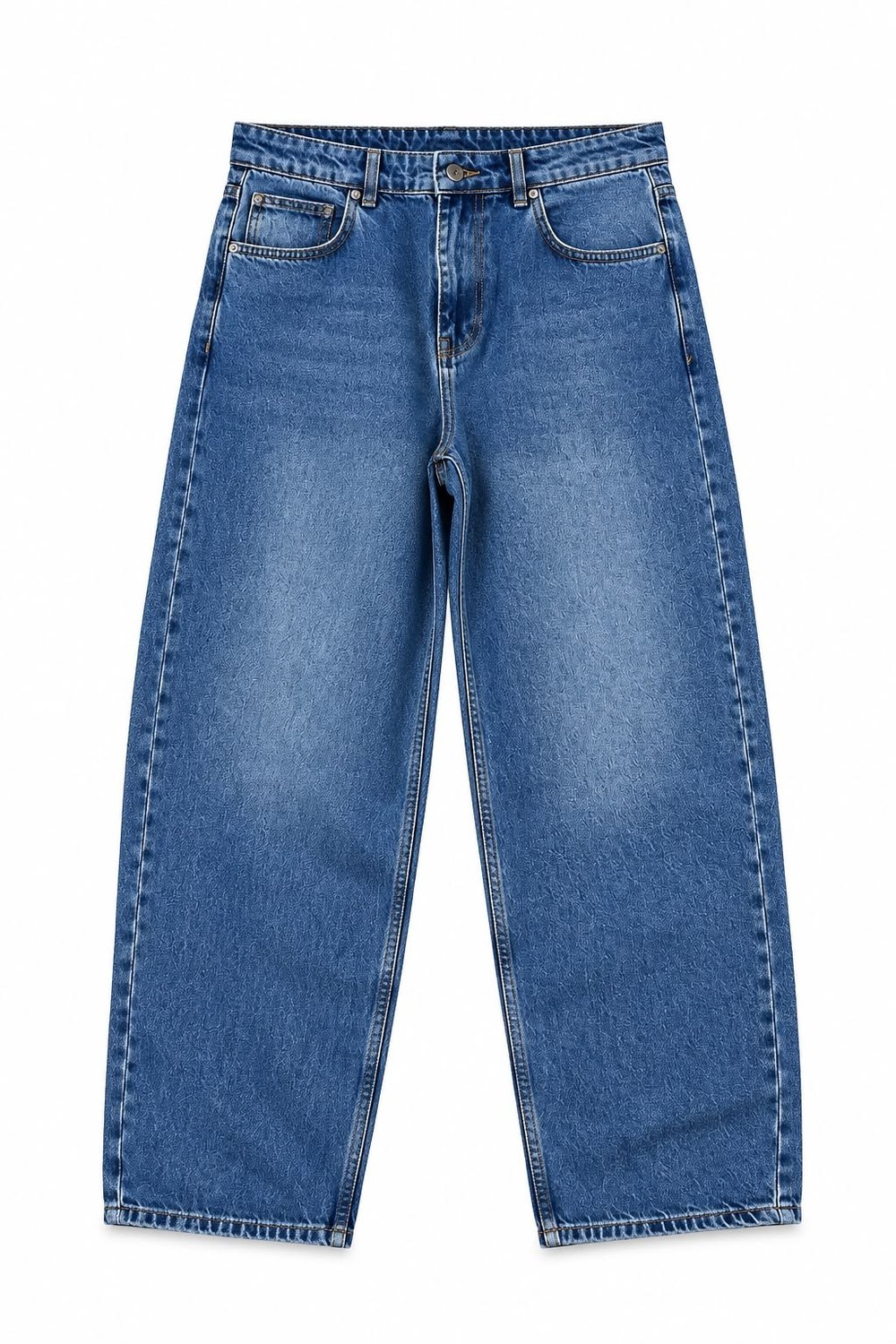 Relax Fit Denim Pantolon Açık Mavi