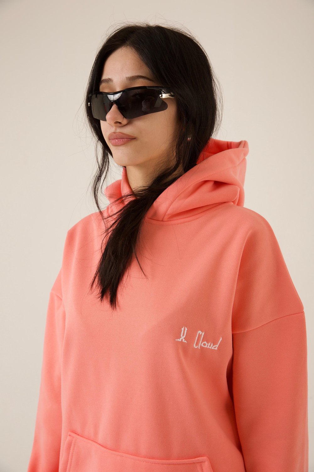 Üç İplik Oversize Eşofman Takımı  Toz Pembe