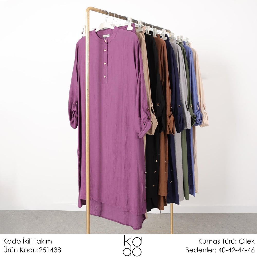 Kado Çilek Kumaş pantolonlu takım 251438