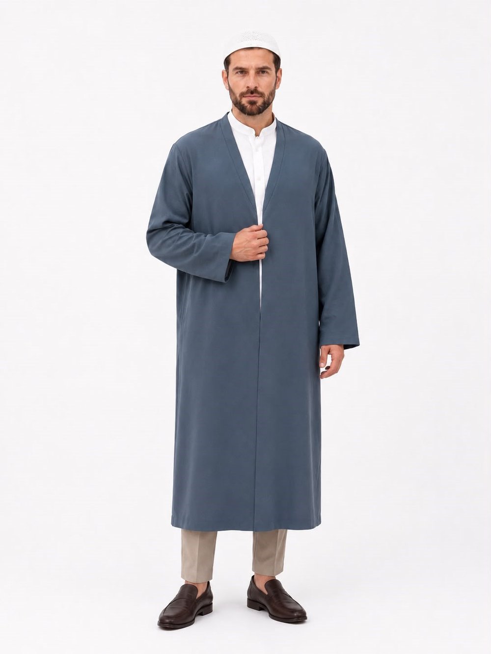 AEROBİN KUMAŞ LÜKS NAMAZ CÜBBESİ-GRİAEROBİN KUMAŞ LÜKS NAMAZ CÜBBESİAEROBİNCB-SH01CÜBBE MODELLERİSUFFA