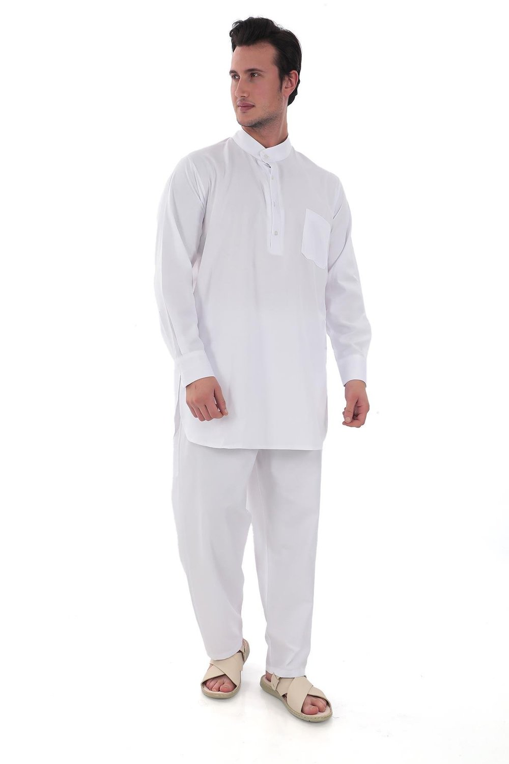 Erkek Umre Takımı - Spor Afgan Takımı ve Umre Kıyafeti 