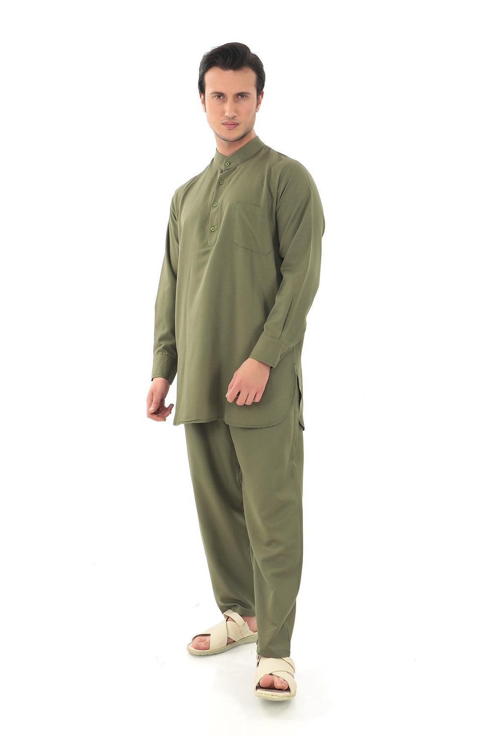 Erkek Umre Takımı - Spor Afgan Takımı ve Umre Kıyafeti 