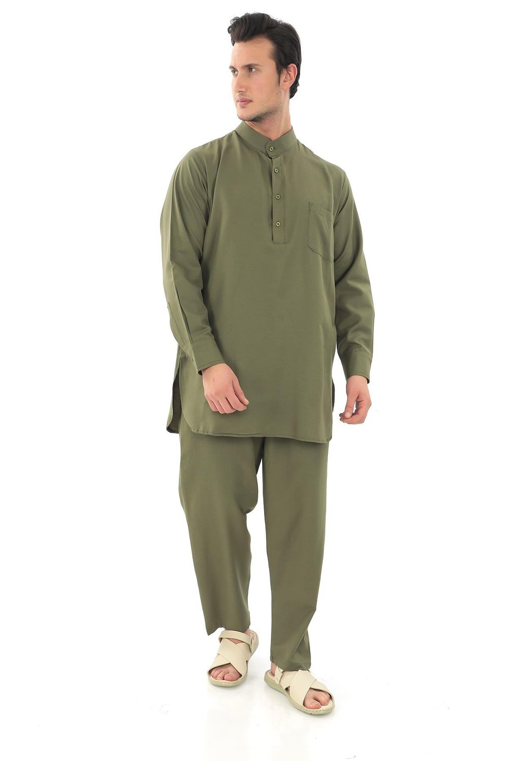 Erkek Umre Takımı - Spor Afgan Takımı ve Umre Kıyafeti 