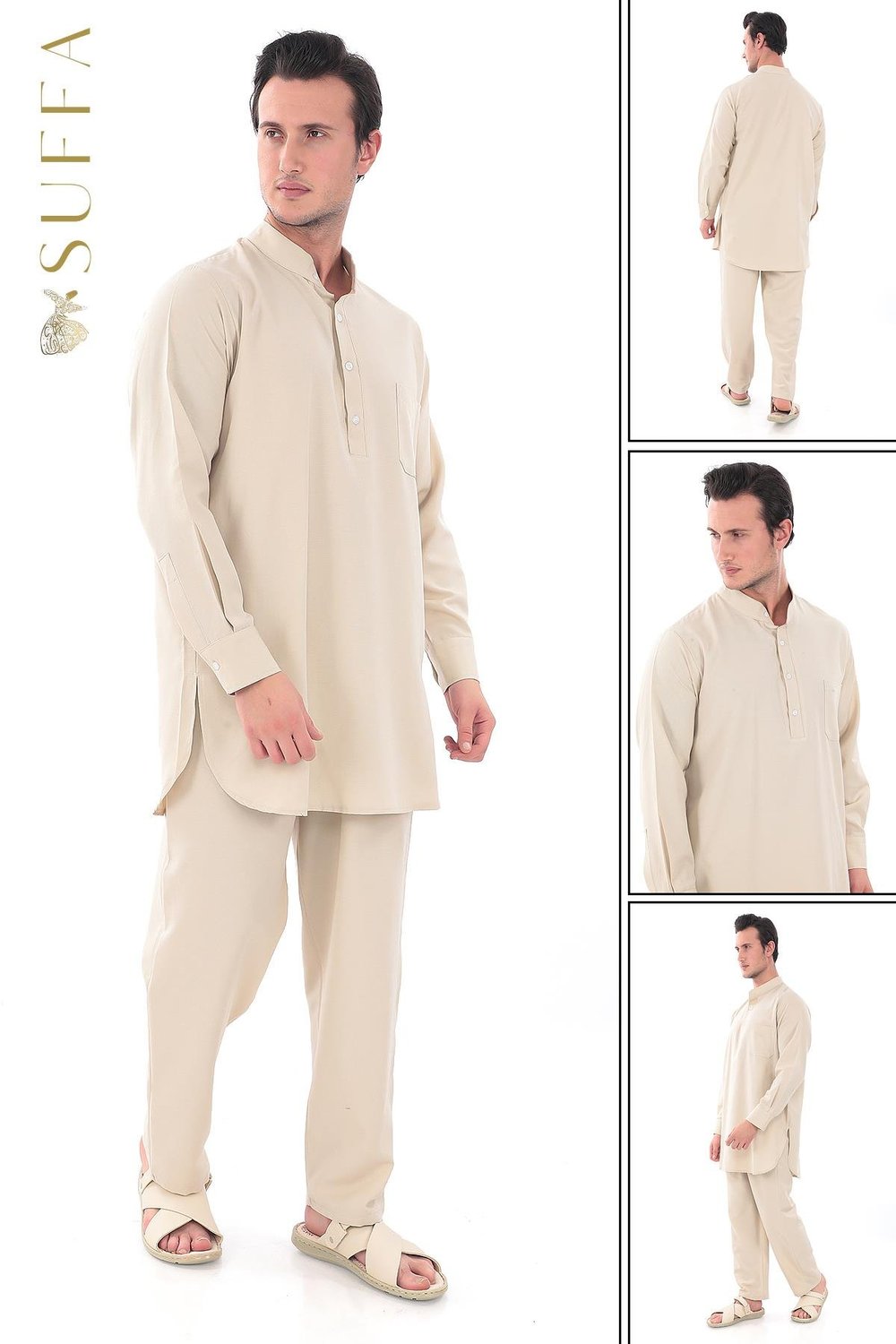 Erkek Umre Takımı - Spor Afgan Takımı ve Umre Kıyafeti 