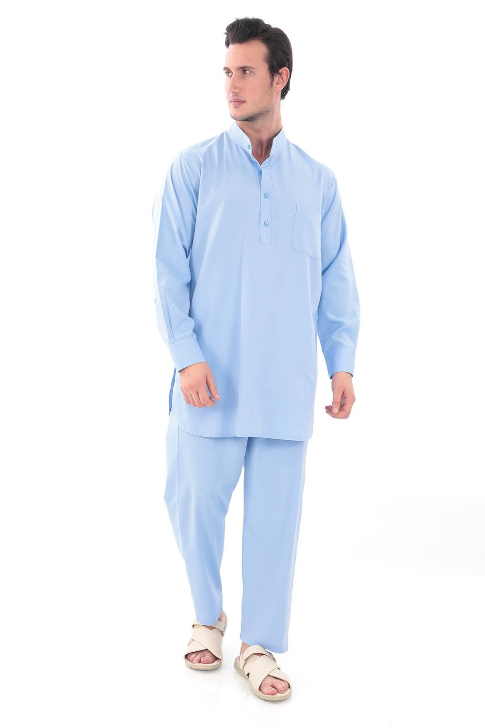 Erkek Umre Takımı - Spor Afgan Takımı ve Umre Kıyafeti 