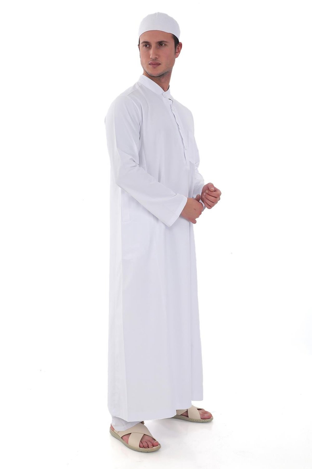 Erkek Fistan (Cellabiye) Hac Umre Elbisesi Rahat Kalıp