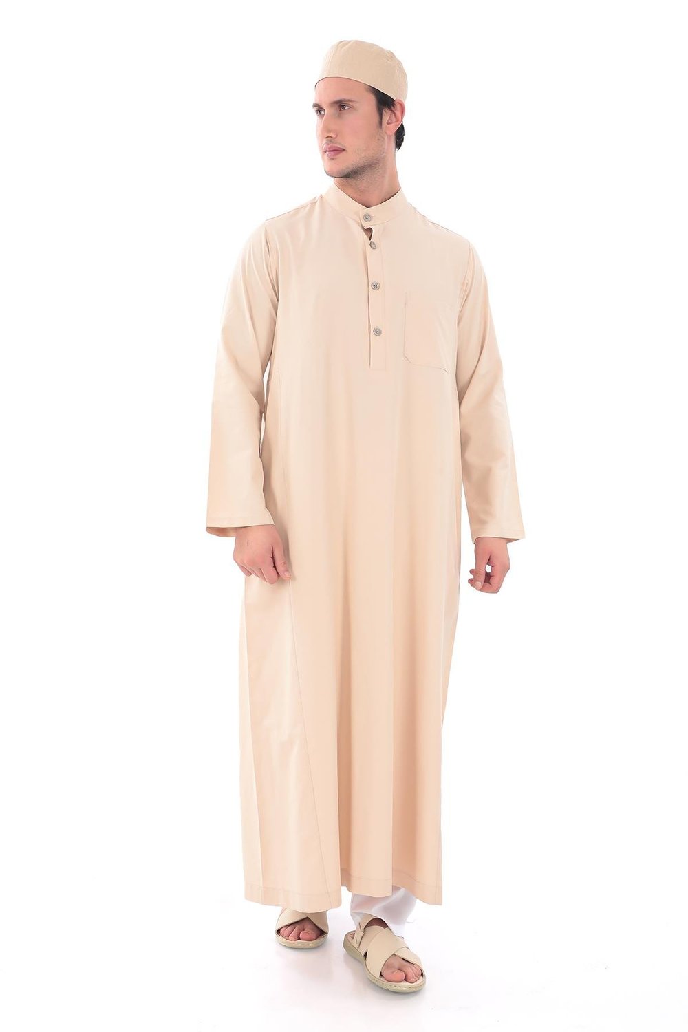 Erkek Fistan (Cellabiye) Hac Umre Elbisesi Rahat Kalıp