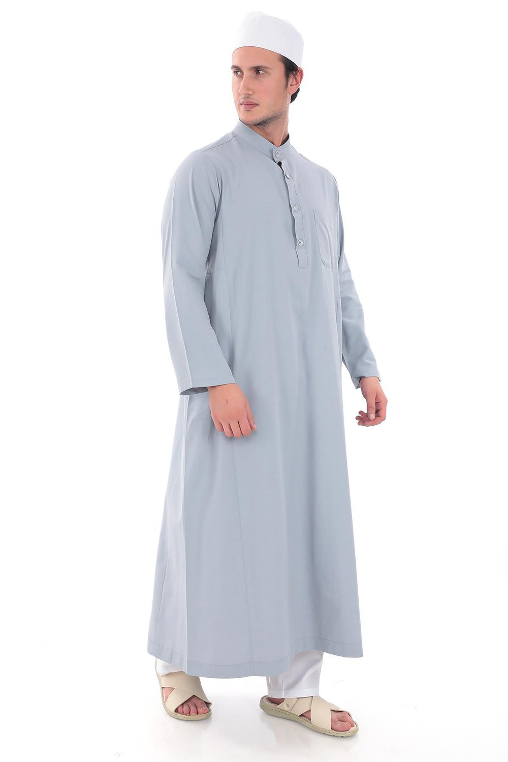 Erkek Fistan (Cellabiye) Hac Umre Elbisesi Rahat Kalıp