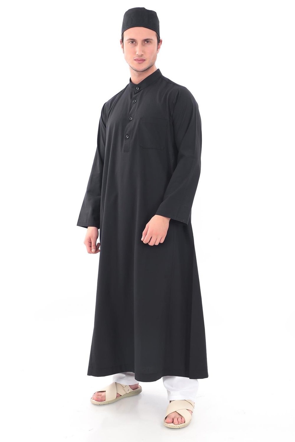 Erkek Fistan (Cellabiye) Hac Umre Elbisesi Rahat Kalıp