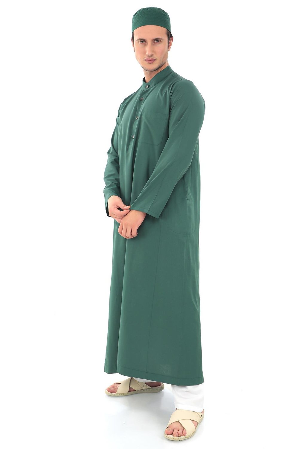 Erkek Fistan (Cellabiye) Hac Umre Elbisesi Rahat Kalıp