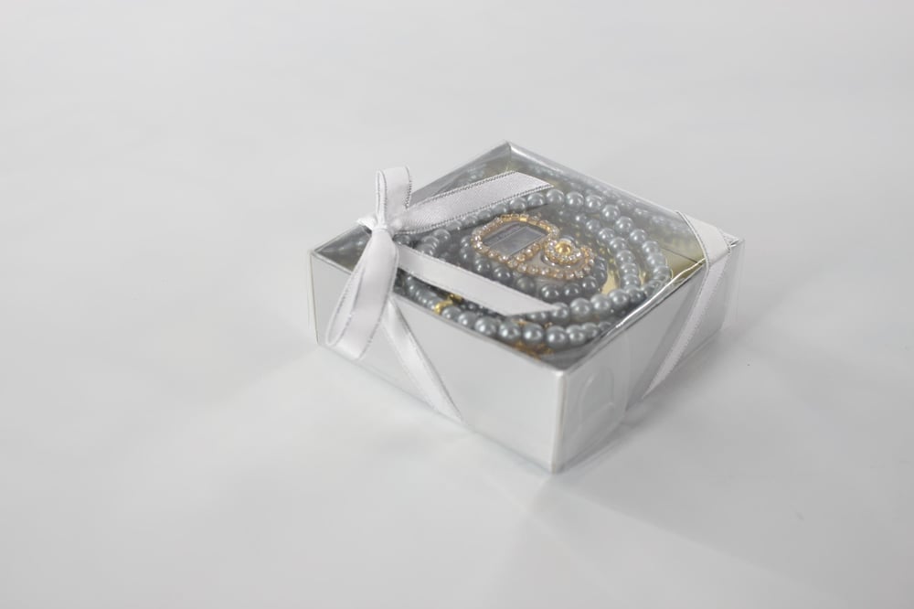 Hac Umre Hediyelikleri - Zikirmatik ve Tesbih SETİ - SİLVER