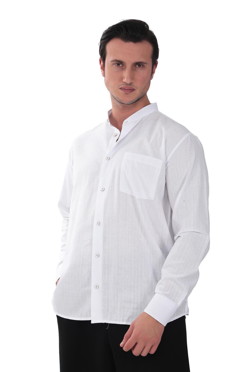 Hakim Yaka Gömlek KLASİK - İslami Giyim 