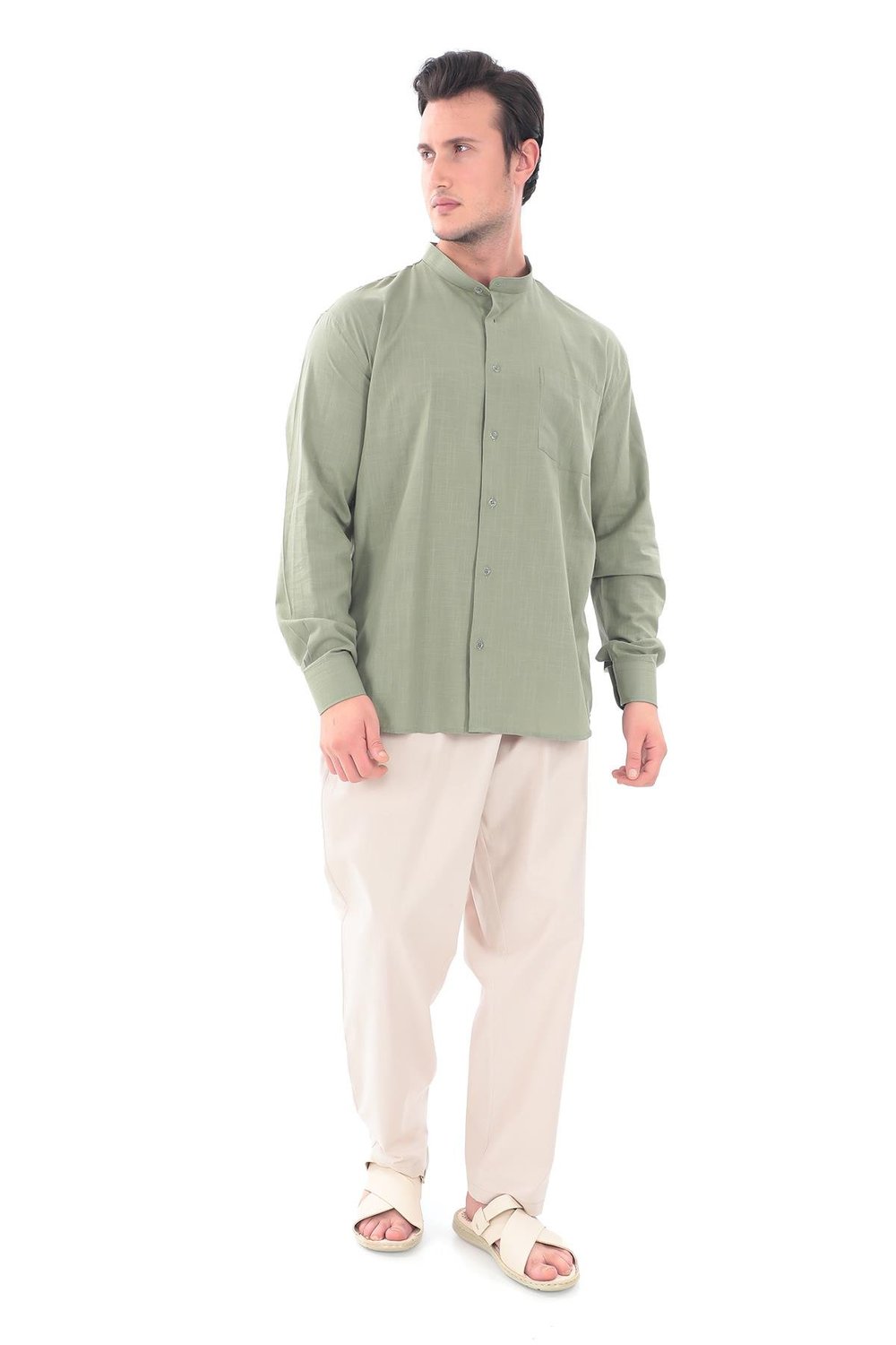 Hakim Yaka Gömlek KLASİK - İslami Giyim 