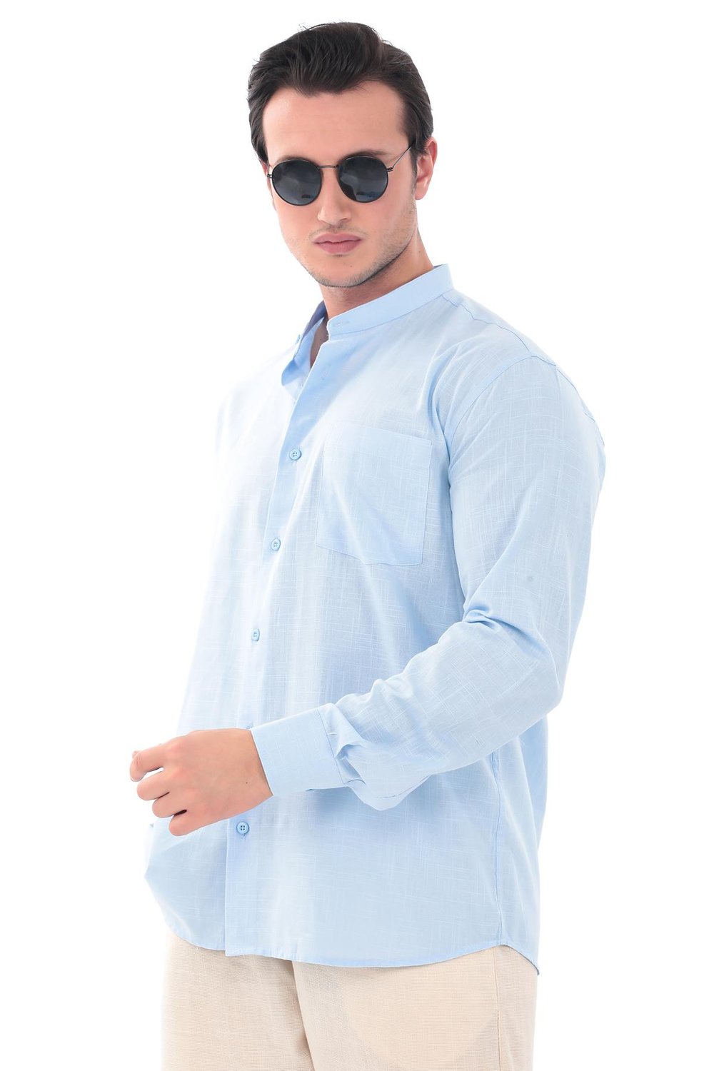 Hakim Yaka Gömlek KLASİK - İslami Giyim 