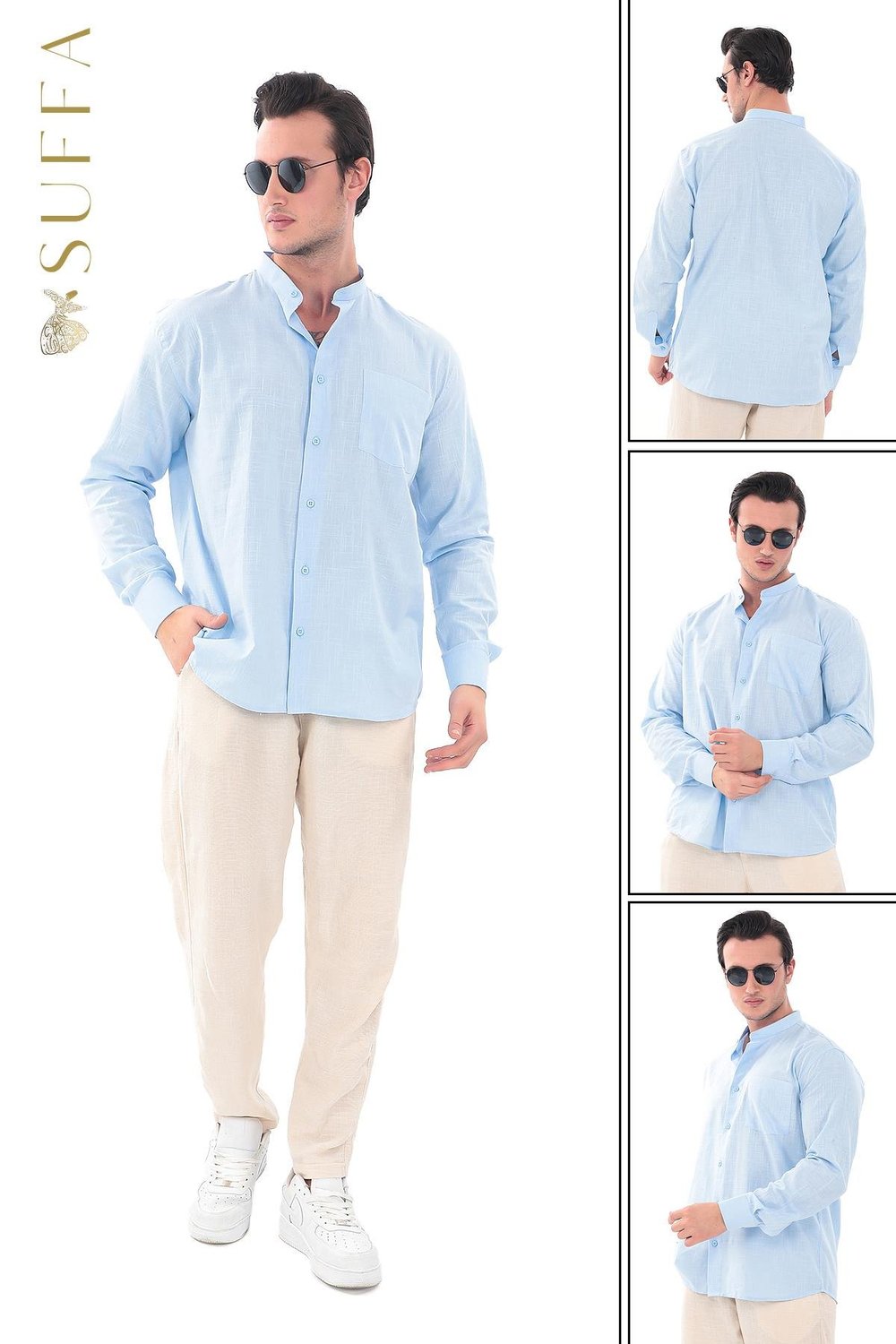 Hakim Yaka Gömlek KLASİK - İslami Giyim 