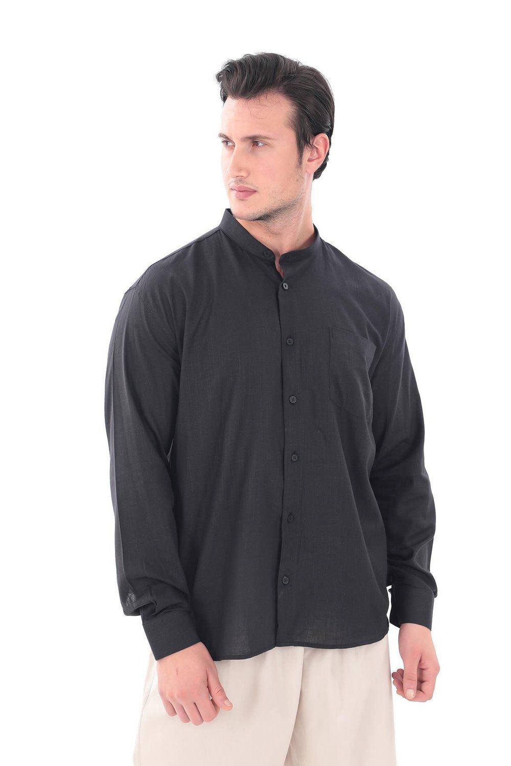 Hakim Yaka Gömlek KLASİK - İslami Giyim 