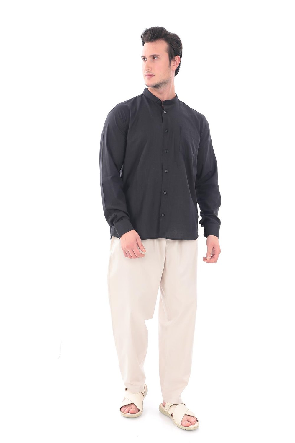 Hakim Yaka Gömlek KLASİK - İslami Giyim 