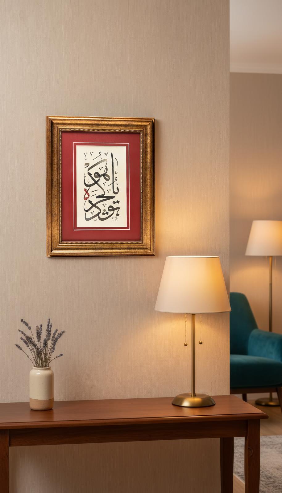 Hat sanatı Orijinal el yazması hüsn-i hat Tablo