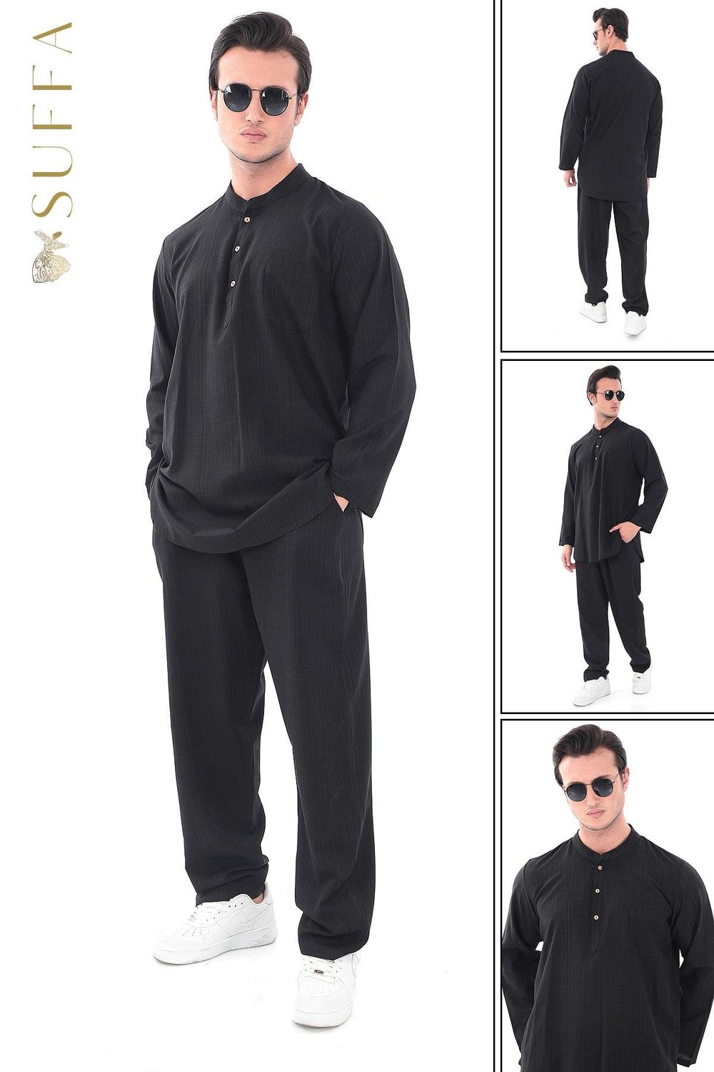 LÜKS Erkek Takım | %100 Pamuk - Umre Kıyafeti 