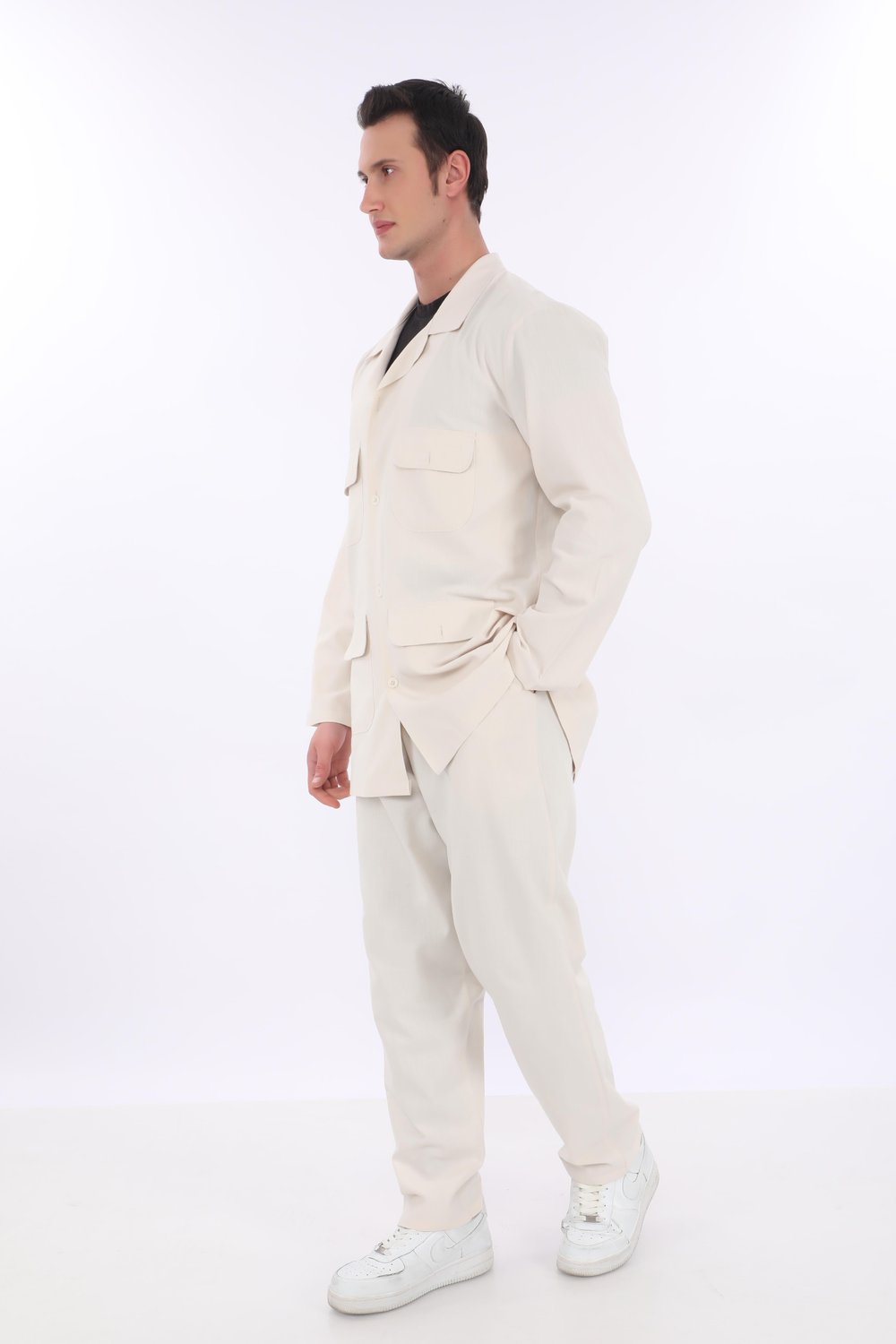 Pamuklu Erkek Safari Takımı | Hac ve Umre Kıyafeti