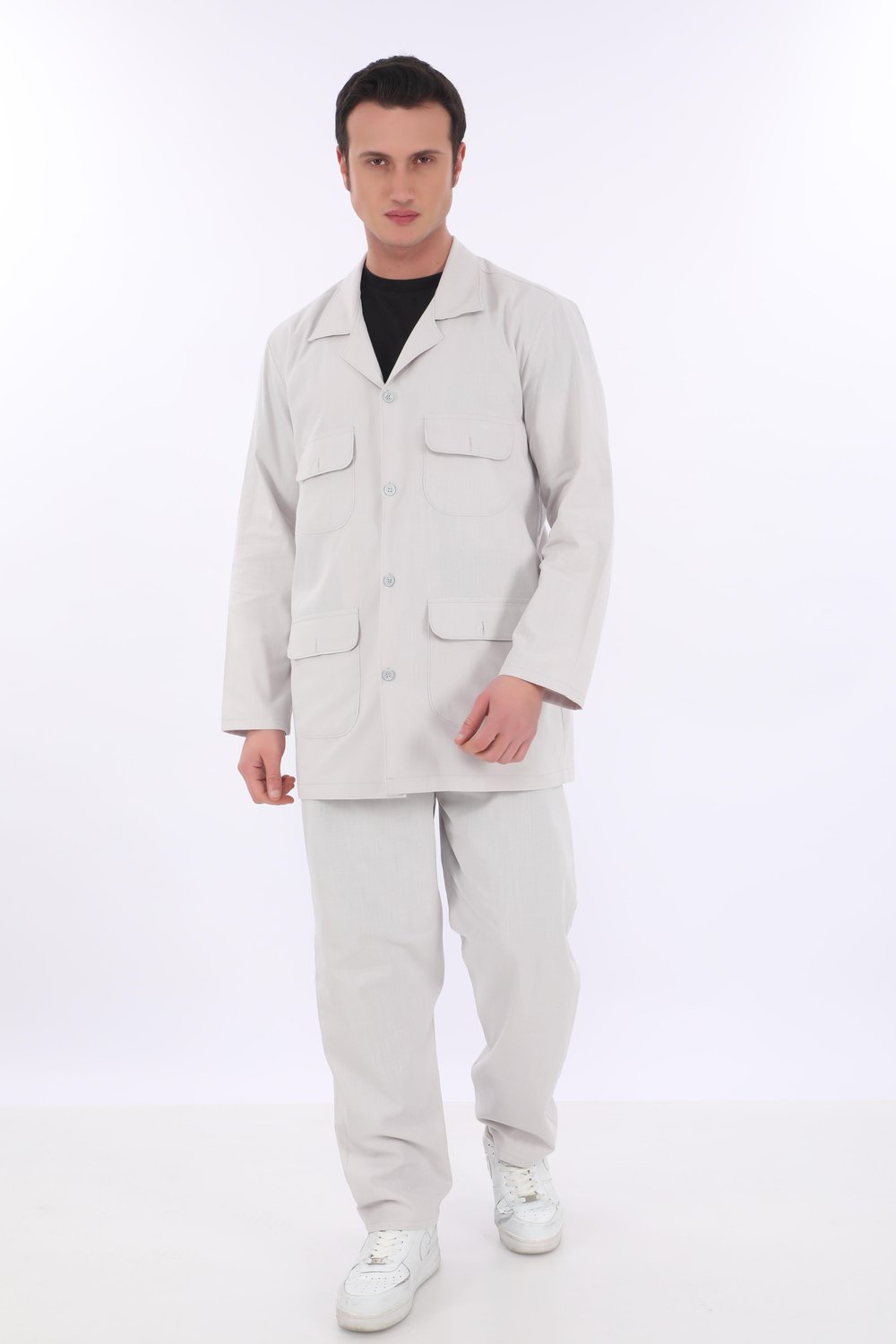 Pamuklu Erkek Safari Takımı | Hac ve Umre Kıyafeti