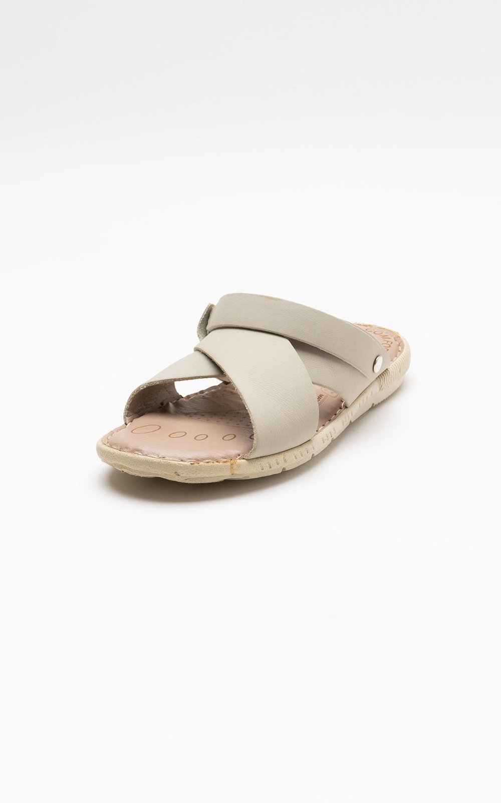 TERLİK-SANDALET DERİ Krem