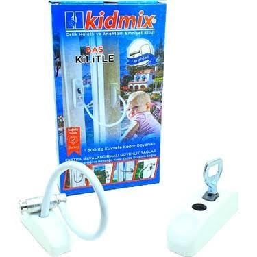 Kidmix Çelik Halatlı Pencere Güvenlik Kilidi