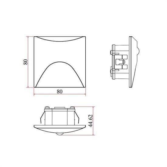 Jupiter LED Duvar Armatürü LW775 AN