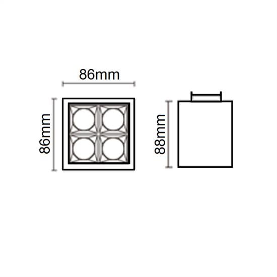 Jupiter Led Tavan Armatürü LC604 S