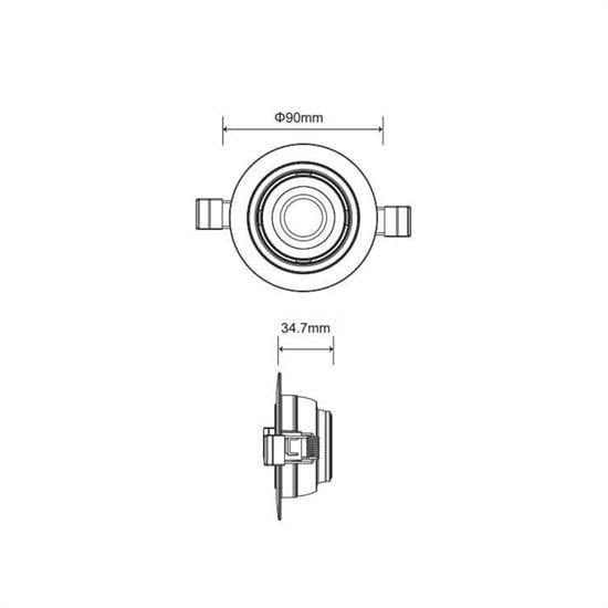 Jupiter Sıva Altı LED Hareketli Spot LS558