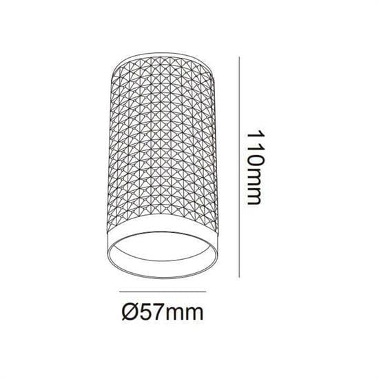 Jupiter Sıva Üstü Tavan Armatürü JC051 B