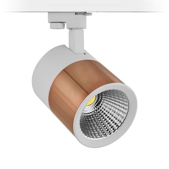 Moda Aydınlatma Dekoratif Ray Spot Beyaz Bakır MD-R 1024-34