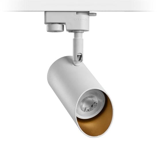 Moda Aydınlatma Dekoratif Ray Spot Beyaz Gold MD-R 1128-33