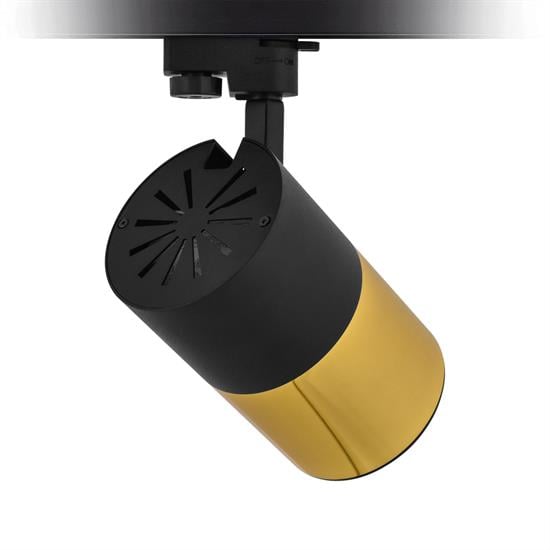 Moda Aydınlatma Dekoratif Ray Spot Siyah Gold MD-R 1027-21