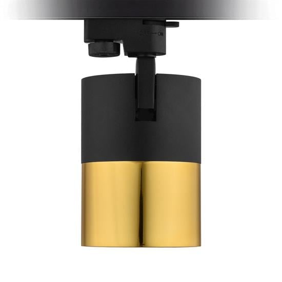 Moda Aydınlatma Dekoratif Ray Spot Siyah Gold MD-R 1072-21