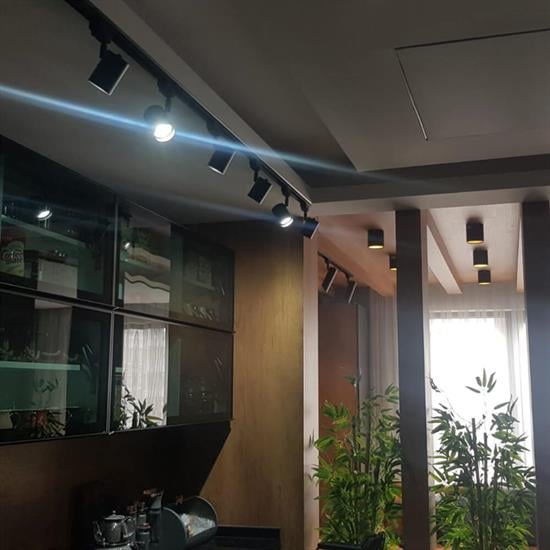 Moda Aydınlatma Dekoratif Ray Spot Siyah MD-R 1097-02